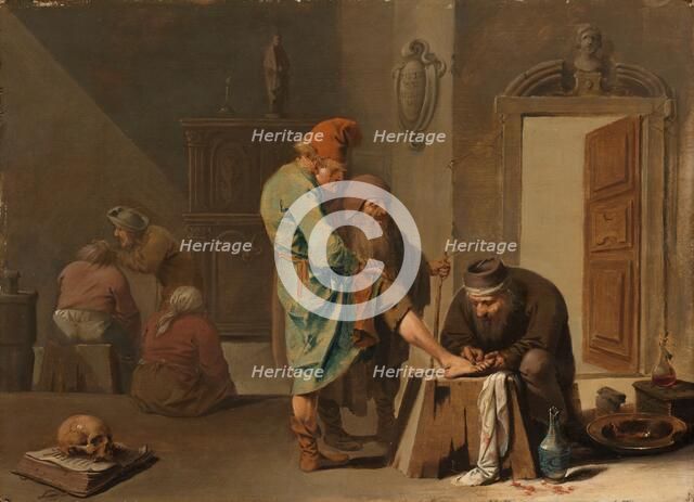 The foot operation, 1630-1647. Creator: Pieter Jansz. Quast.