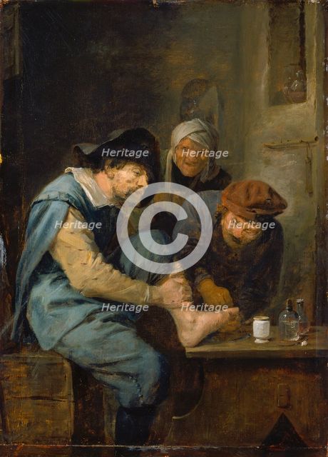 The Foot Operation, c1636. Creator: Adriaen Brouwer.