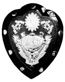 The football shield of the 1st Battalion Lancashire Regiment, 1895. Creator: Unknown