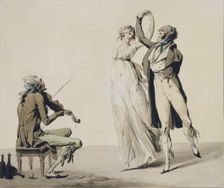 The Folly of the Day, 1797. Creator: Louis Leopold Boilly