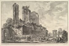 The Fontana dell'Aqua Giulia (Vedute dell avanzo del Castello del'Aqua Giulia), ca. 1753. Creator: Giovanni Battista Piranesi