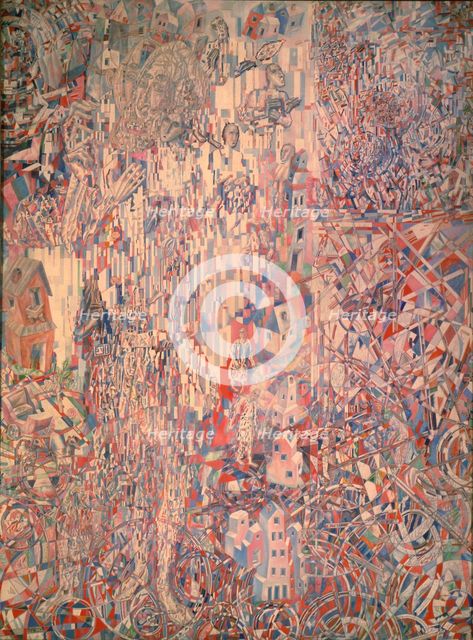 The Formula of the Proletariat of Petrograd, 1920-1921. Artist: Filonov, Pavel Nikolayevich (1883-1941)
