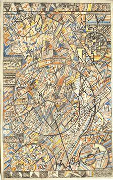 The Formula of the Universe, 1920-1922. Artist: Filonov, Pavel Nikolayevich (1883-1941)