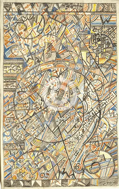 The Formula of the Universe, 1920-1922. Artist: Filonov, Pavel Nikolayevich (1883-1941)