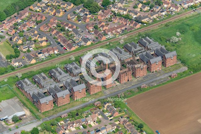 The former Bass Maltings, listed Grade II*, Sleaford, Lincolnshire, 2024. Creator: Robyn Andrews.