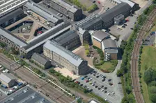 The former Great Western Railway General Office, redeveloped in 1994 and home..., Swindon, 2023. Creator: Robyn Andrews