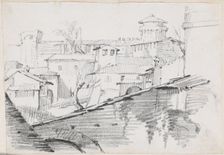 The Forno inside the Walls of the Vatican, 1744/1750. Creator: Joseph-Marie Vien the Elder