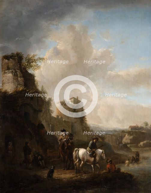 The Ford, 1655-1665. Creator: Barent Gael.