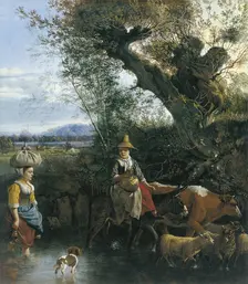 The Ford, 1672. Creator: Jan Siberechts