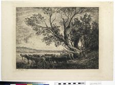 The Ford, 1865. Artist: Charles Francois Daubigny