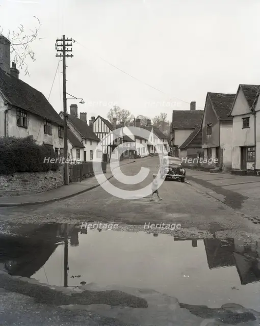 The ford, Kersey, Suffolk, c1955.  Creator: Arthur Charles Kirby Ware.
