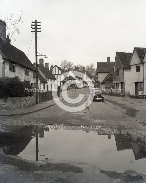 The ford, Kersey, Suffolk, c1955.  Creator: Arthur Charles Kirby Ware.