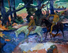 The Ford (The Flight) 1901. Artist: Paul Gauguin
