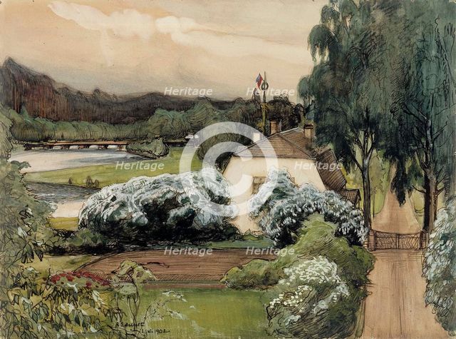 The Foreman’s House at the Saari Manor, 1902. Creator: Albert Edelfelt.