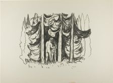 The Forest, 1908/09. Creator: Edvard Munch