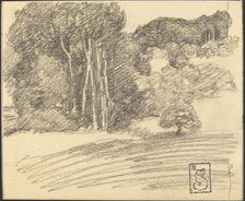 The Forest at Courdemanche, 1895. Creator: Theophile Alexandre Steinlen