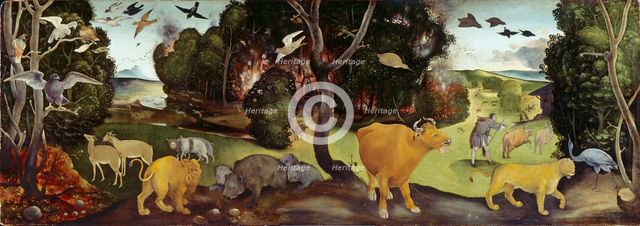 The Forest Fire, c1505. Artist: Piero di Cosimo.