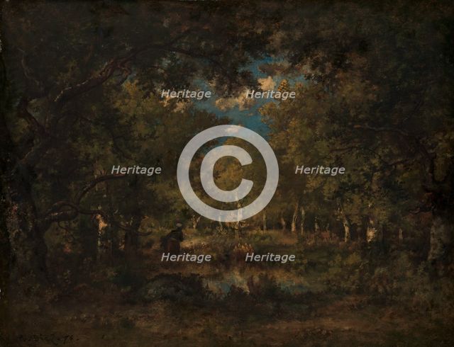 The Forest of Fontainebleau, 1874. Creator: Narcisse Virgile Diaz de la Pena.