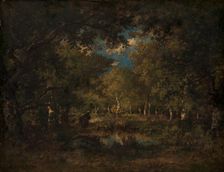 The Forest of Fontainebleau, 1874. Creator: Narcisse Virgile Diaz de la Pena