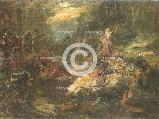 The forest preacher, 1880-1905.  Creator: Jan Zürcher.