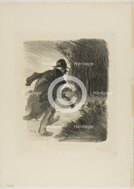 The Forest Singer, 1897. Creator: Theophile Alexandre Steinlen.