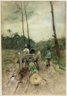 The Forester's Cart, n.d. Creator: Anton Mauve