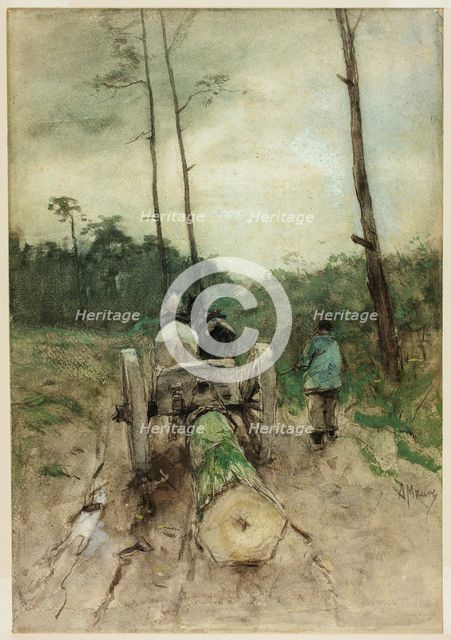 The Forester's Cart, n.d. Creator: Anton Mauve.
