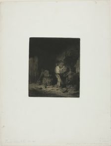 The Forge, 1848. Creator: Charles Emile Jacque