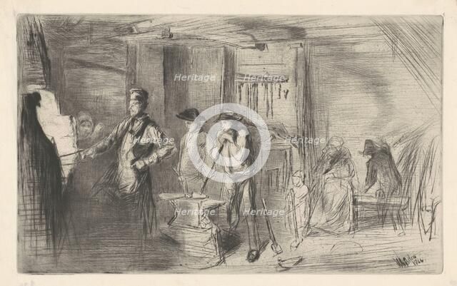 The Forge, 1861. Creator: James Abbott McNeill Whistler.