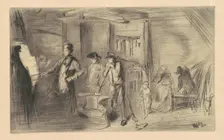 The Forge, 1861. Creator: James Abbott McNeill Whistler
