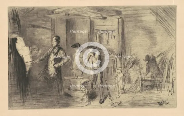 The Forge, 1861. Creator: James Abbott McNeill Whistler.