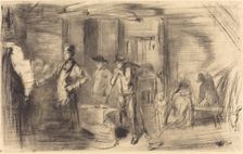 The Forge, 1861. Creator: James Abbott McNeill Whistler