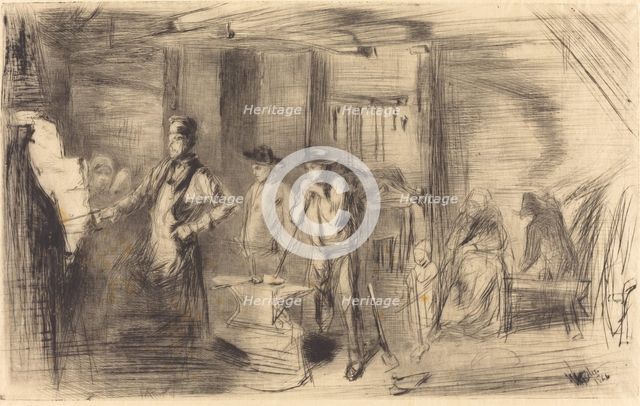 The Forge, 1861. Creator: James Abbott McNeill Whistler.