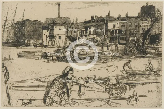 The Forge, 1861. Creator: James Abbott McNeill Whistler.