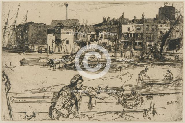 The Forge, 1861. Creator: James Abbott McNeill Whistler.