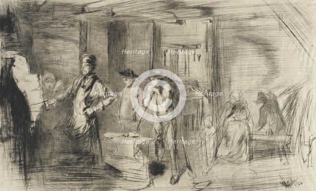 The Forge, 1861. Creator: James Abbott McNeill Whistler.