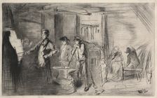 The Forge, 1862. Creator: James McNeill Whistler (American, 1834-1903)