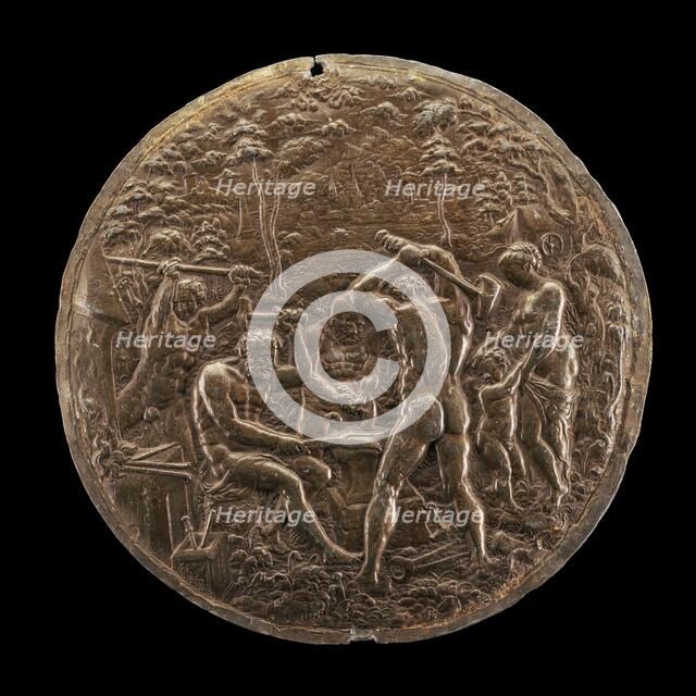 The Forge of Vulcan, 1573. Creator: Master AZ.