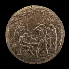 The Forge of Vulcan, 1573. Creator: Master AZ