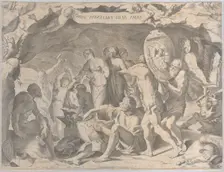 The Forge of Vulcan, 1620-47. Creator: Johann Friedrich Greuter