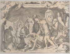 The Forge of Vulcan, 1620-47. Creator: Johann Friedrich Greuter