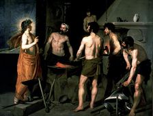 The Forge of Vulcan by Diego Velazquez, 1630