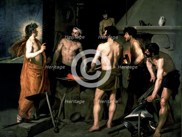 The Forge of Vulcan', by Diego Velazquez, 1630.