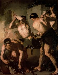 The Forge of Vulcan c1660. Artist: Luca Giordano