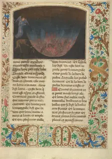 The Forge of Vulcan; Les Visions du chevalier Tondal, 1475. Creator: Simon Marmion