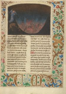 The Forge of Vulcan; Les Visions du chevalier Tondal, 1475. Creator: Simon Marmion