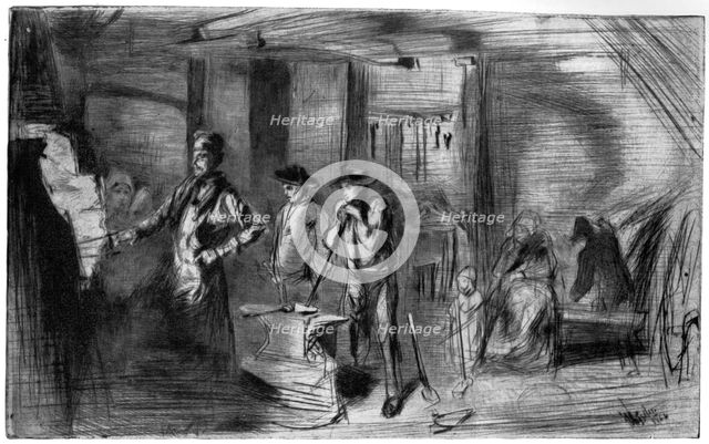 'The Forge', c1860 (1904).Artist: James Abbott McNeill Whistler