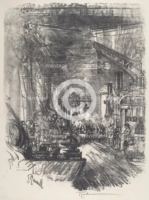 The Forges, 1917. Creator: Joseph Pennell.