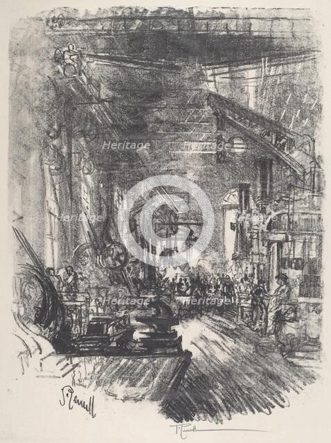 The Forges, 1917. Creator: Joseph Pennell.