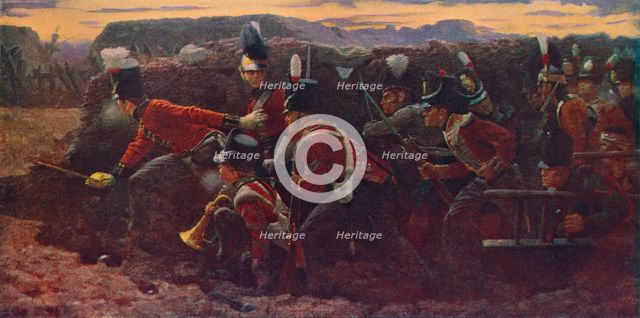 'The Forlorn Hope At Badajos', 1906. Artist: Vereker Monteith Hamilton.